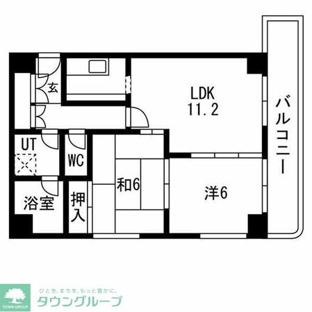 第5福原ビルの物件間取画像